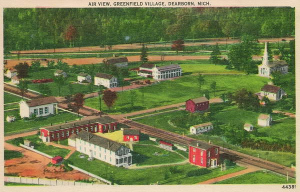 Henry Ford Museum and Greenfield Village - OLD POSTCARD PHOTO